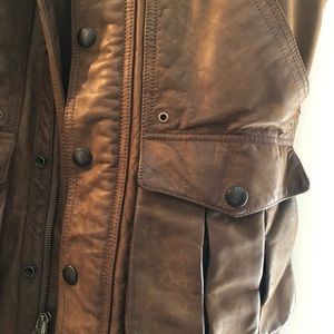Leather vest